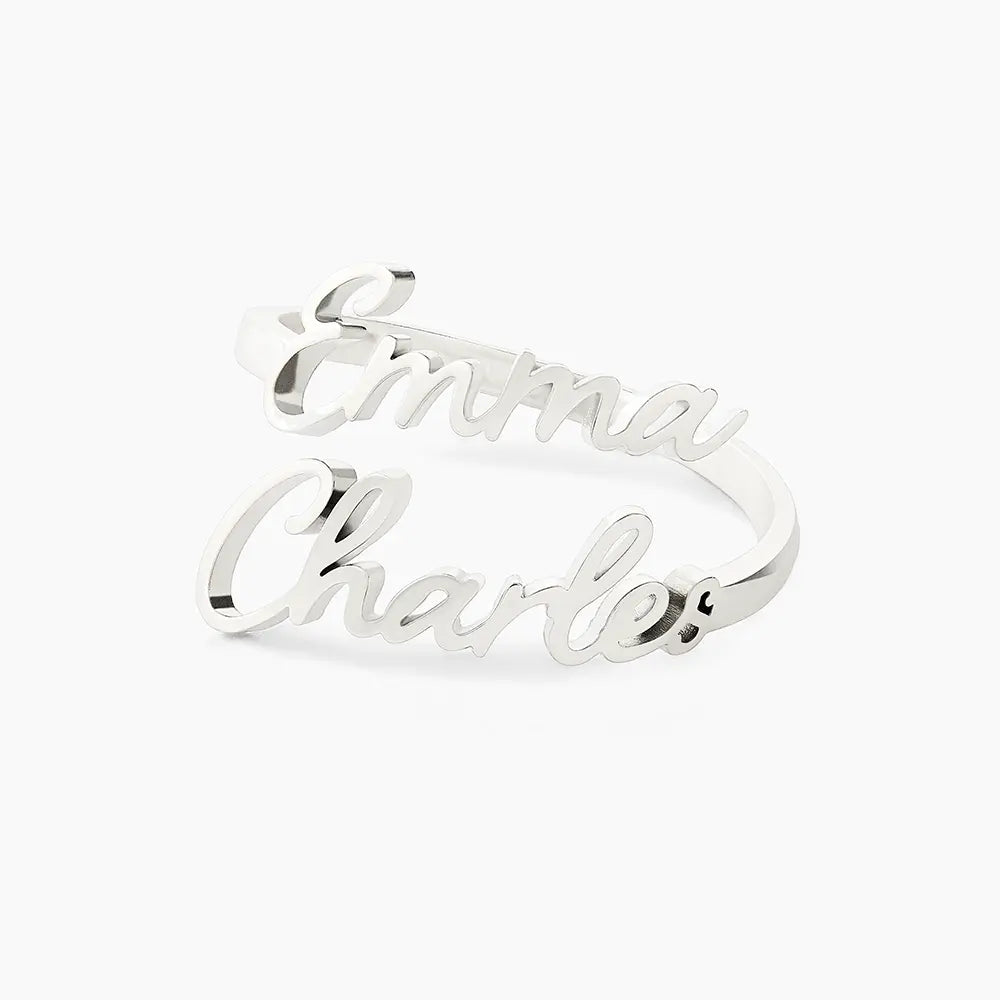 Bague deux prenoms hotsell